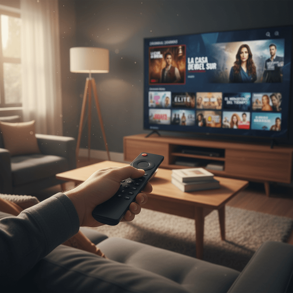 Browsing Spanish shows on streaming